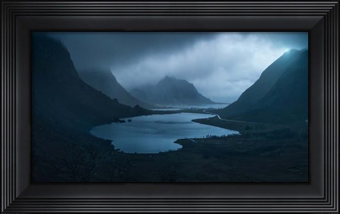 Framed Blue Print