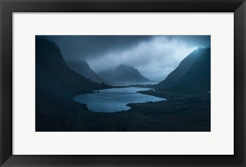Framed Blue Print