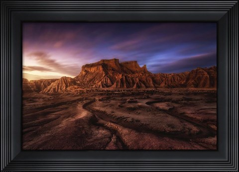 Framed Red Land Print