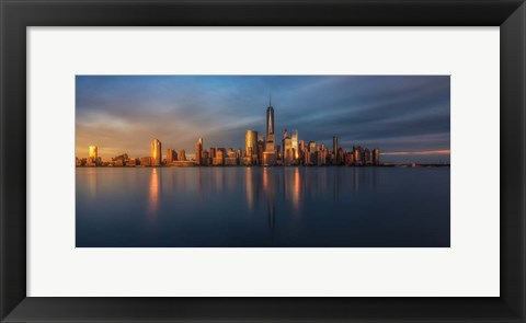 Framed Blue Print