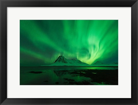 Framed Green Landscape Print