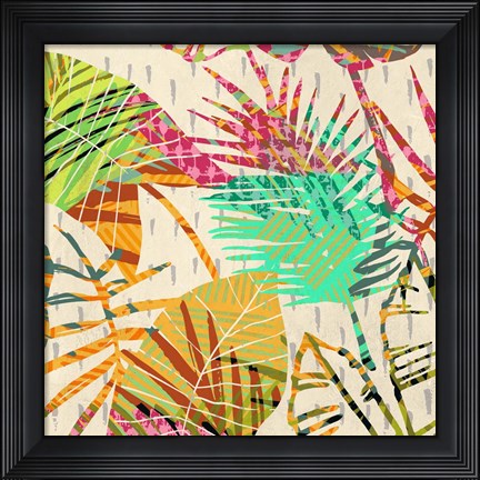 Framed Palm Festoon I Print