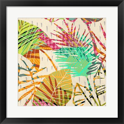 Framed Palm Festoon I Print