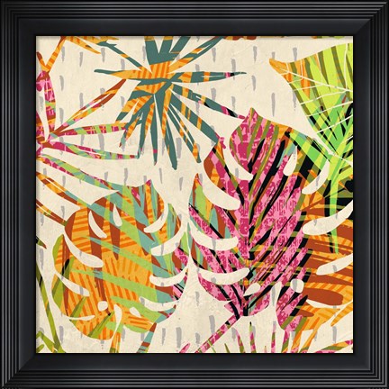 Framed Palm Festoon II Print
