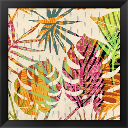 Framed Palm Festoon II Print