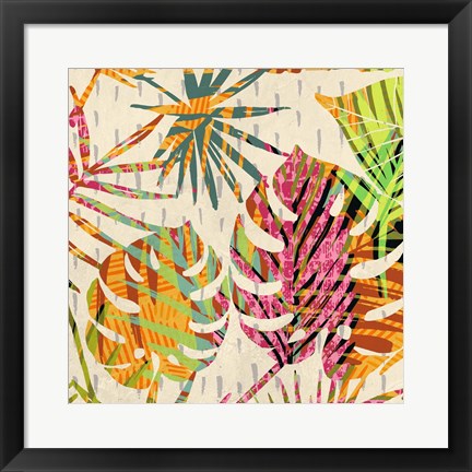 Framed Palm Festoon II Print