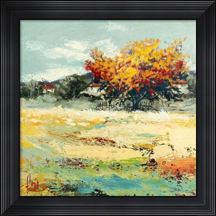 Framed Campagna in Estate I Print