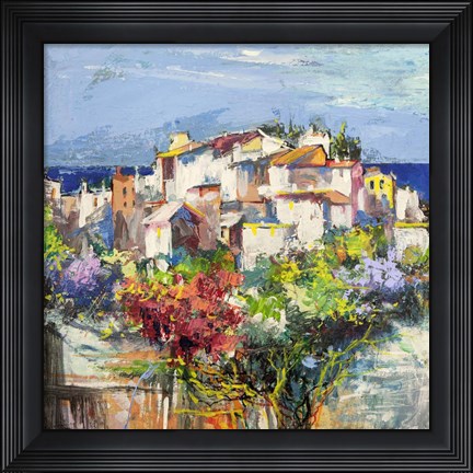 Framed Borgo sul Mare I Print