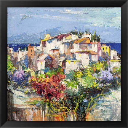 Framed Borgo sul Mare I Print