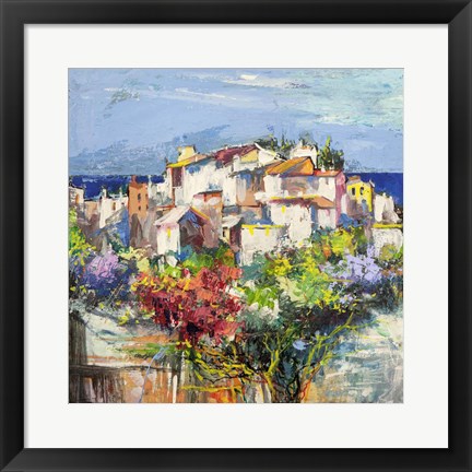 Framed Borgo sul Mare I Print