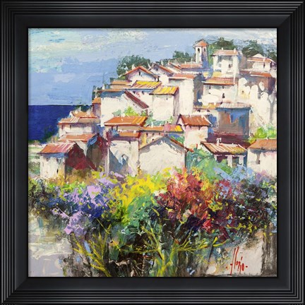 Framed Borgo sul Mare II Print