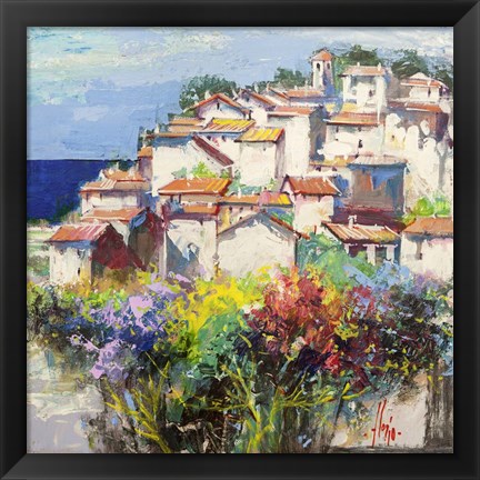 Framed Borgo sul Mare II Print