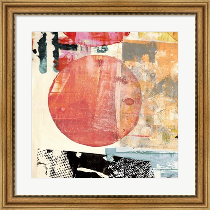 Framed Pop Love #2 (Sun) Print