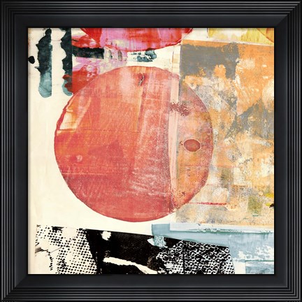 Framed Pop Love #2 (Sun) Print