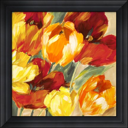 Framed Tulips in the Sun II Print