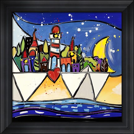 Framed Congiunzione Print