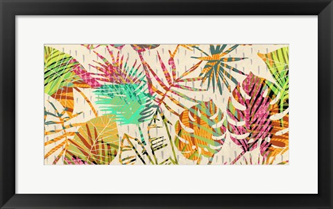 Framed Palm Festoon Print