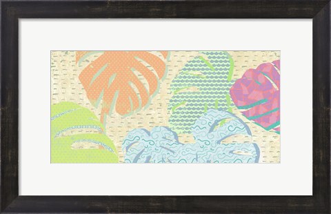 Framed Leaves D&#39;cor Print