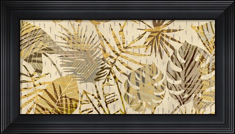 Framed Golden Palms Print
