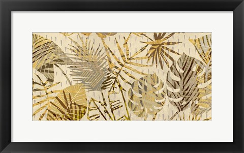 Framed Golden Palms Print