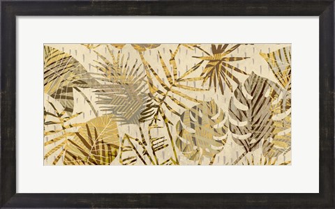 Framed Golden Palms Print