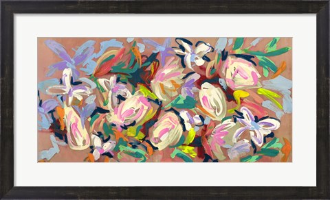 Framed Happy Waterlilies Print