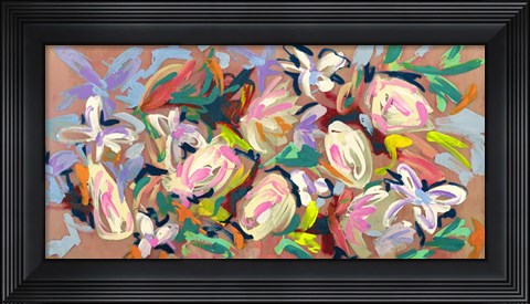 Framed Happy Waterlilies Print