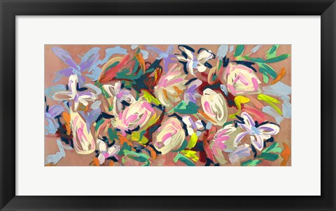 Framed Happy Waterlilies Print