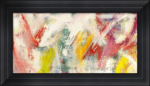 Framed Vortice di Colori Print