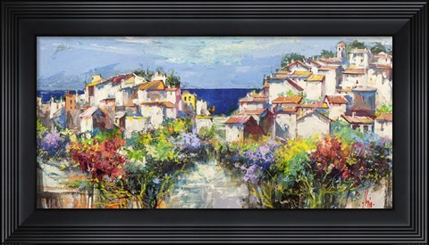 Framed Borgo sul Mare Print