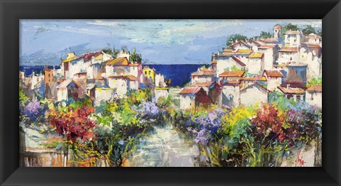 Framed Borgo sul Mare Print