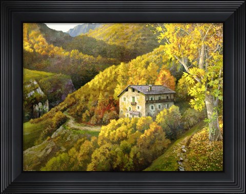 Framed Casa Tra i Monti Print