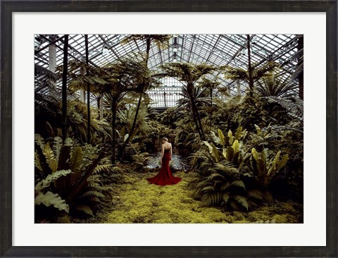 Framed Unconventional Womenscape #2, Jardin d&#39;Hiver Print