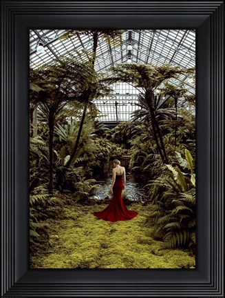 Framed Unconventional Womenscape #2, Jardin d&#39;Hiver (detail) Print