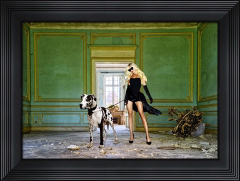 Framed Unconventional Womenscape #7, In the Palace Print
