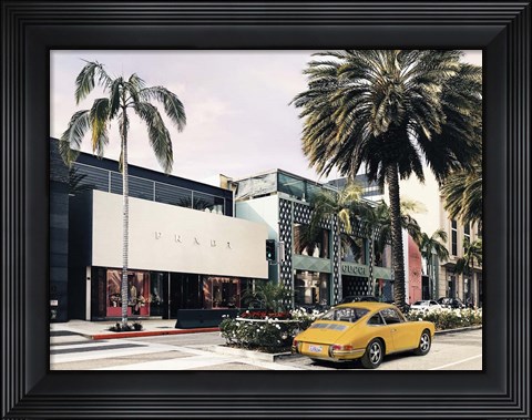 Framed Rodeo Drive, Beverly Hills, California Print