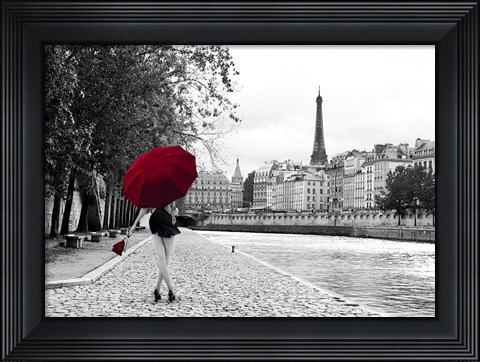 Framed Quai de la Seine Print