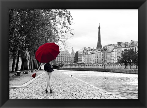 Framed Quai de la Seine Print