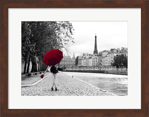 Framed Quai de la Seine Print