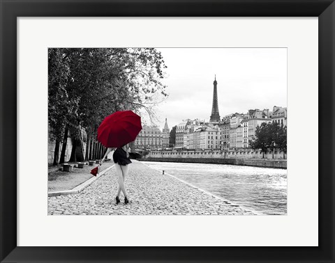 Framed Quai de la Seine Print