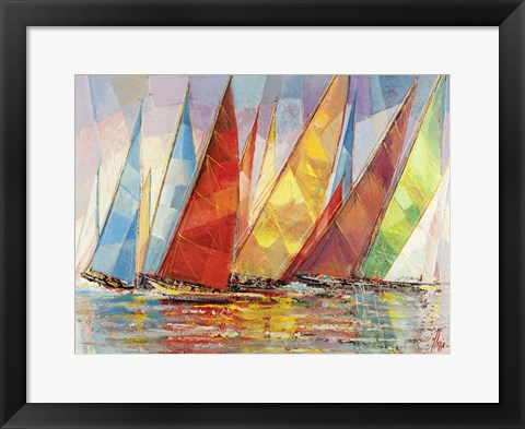 Framed Regata Estiva Print