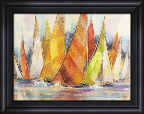 Framed Regata di Colori Print
