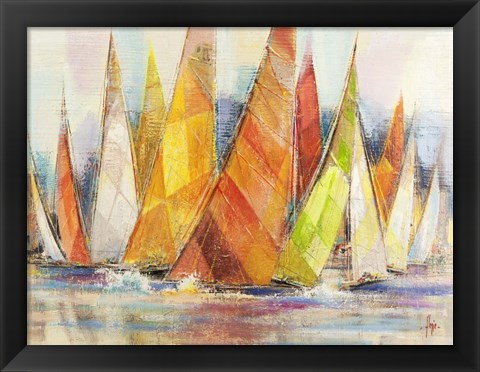 Framed Regata di Colori Print