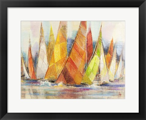 Framed Regata di Colori Print