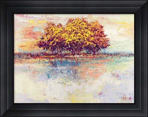 Framed Alberi nel Sole Print