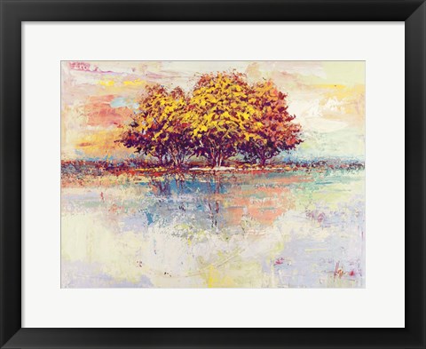 Framed Alberi nel Sole Print