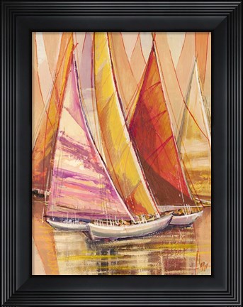 Framed Vele nel Sole Print