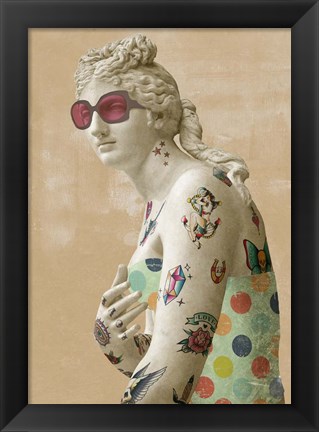 Framed Tattooed Venus Print