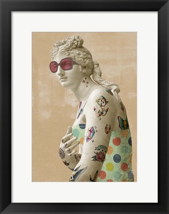 Framed Tattooed Venus Print