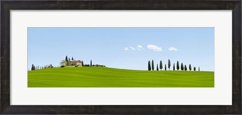 Framed Strada del Brunello, Tuscany (detail) Print